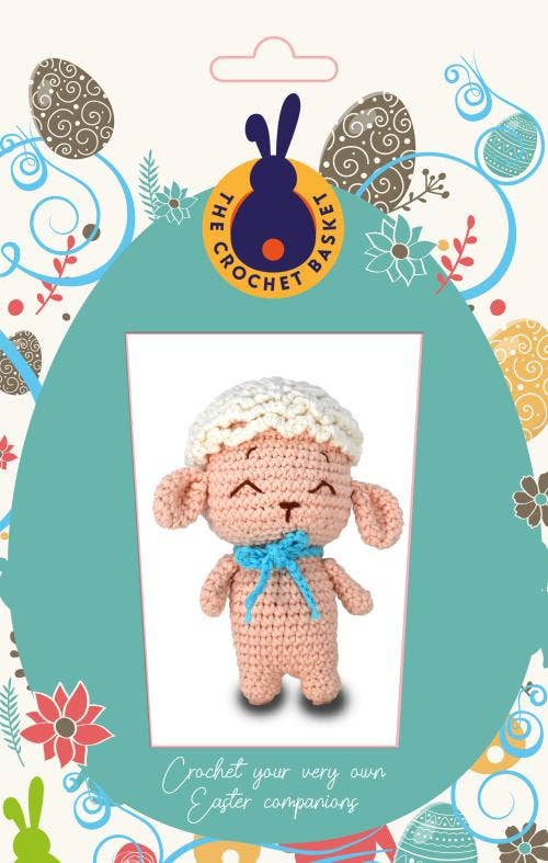 Knitty Critters - The Crochet Basket - Little Lamb, Kit