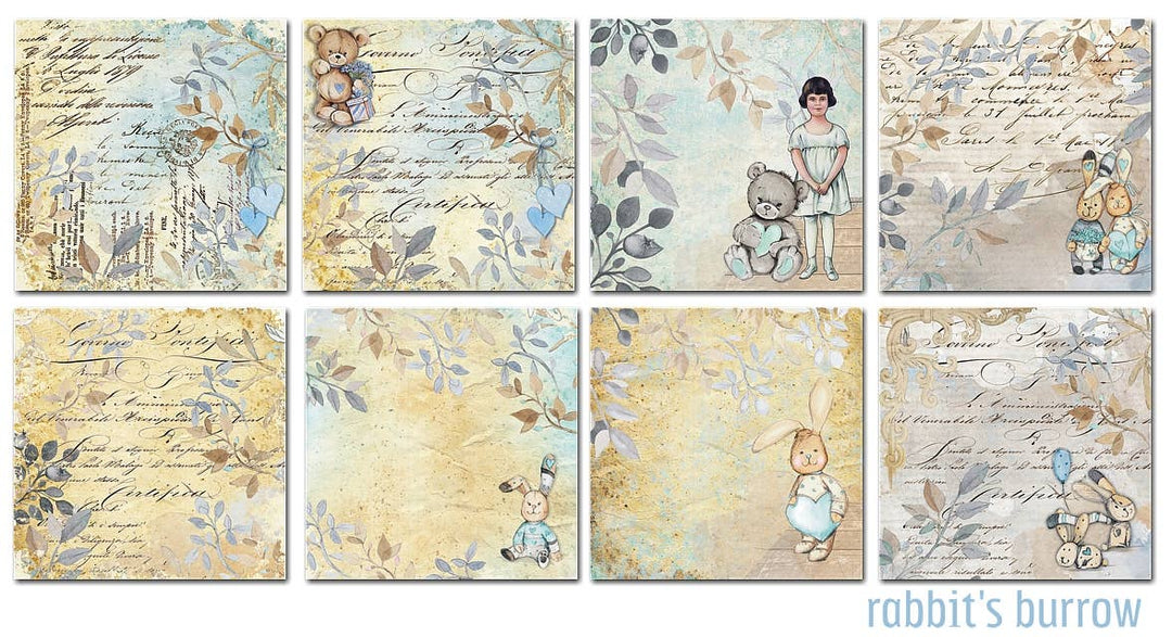 Rabbit'S Burrow - 6'X 6' DECORER Scrapbook Paper