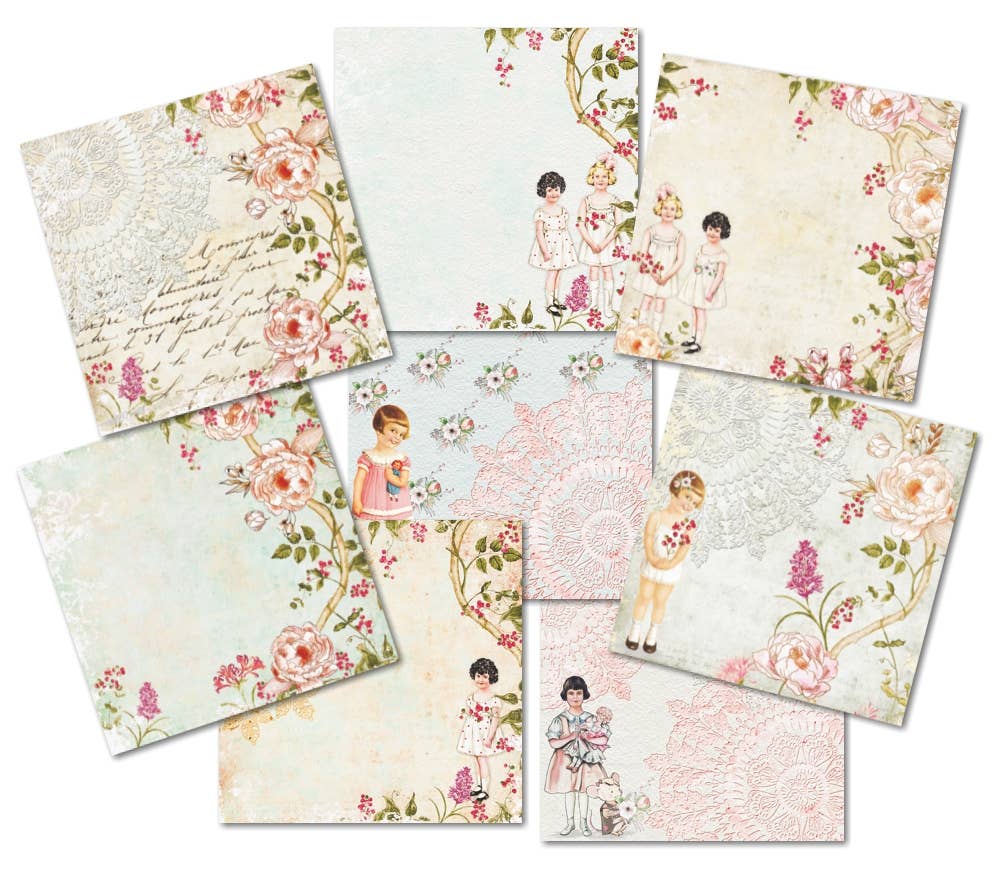 Fairy Dreams - 6'X 6' DECORER Scrapbook Paper