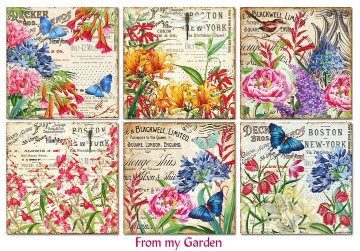 From My Garden - 8'X 8' DECORER Scrapbook Paper