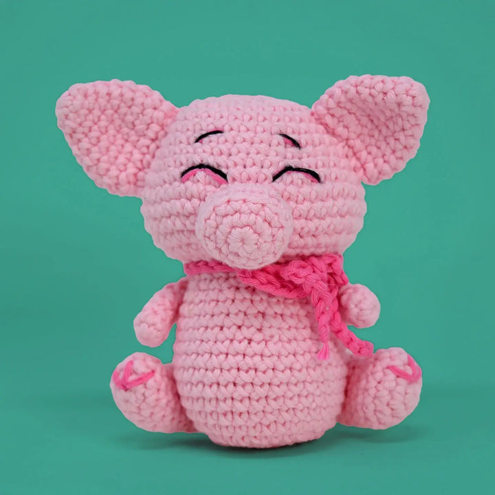 Knitty Critters - Pouch Pals - Pippa Pig Kit