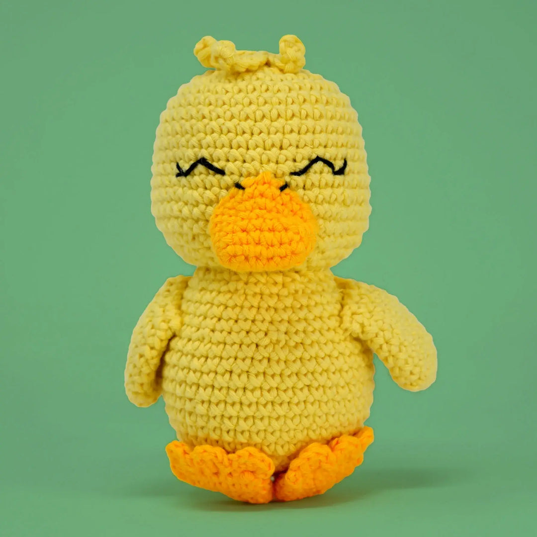 Knitty Critters - Pouch Pals - Danny Duckling, Kit
