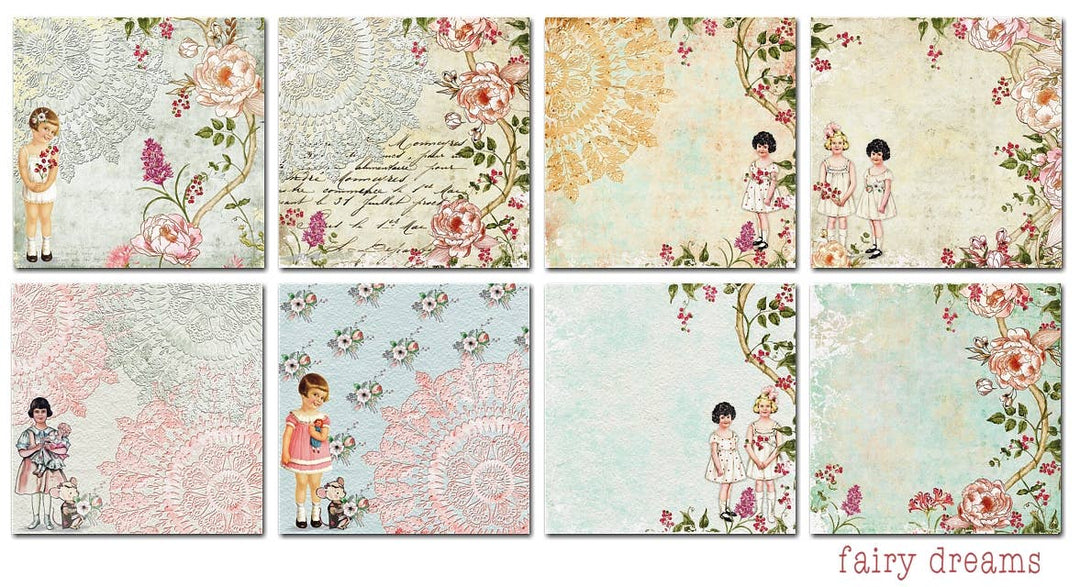 Fairy Dreams - 6'X 6' DECORER Scrapbook Paper