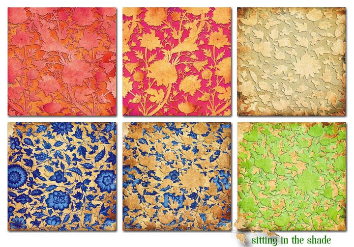 Sitting in the shade - 8'X 8' DECORER Scrapbook Paper