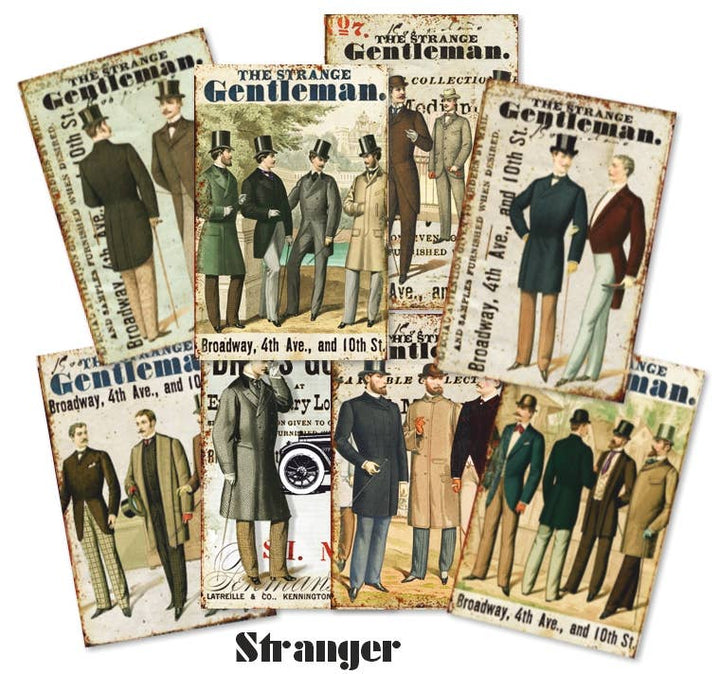 Stranger - MINI, 7cm x 10,8 cm , DECORER Scrapbook Paper