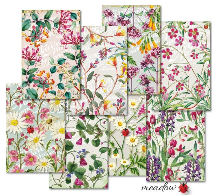 Meadow - MINI, 7cm x 10,8 cm , DECORER Scrapbook Paper