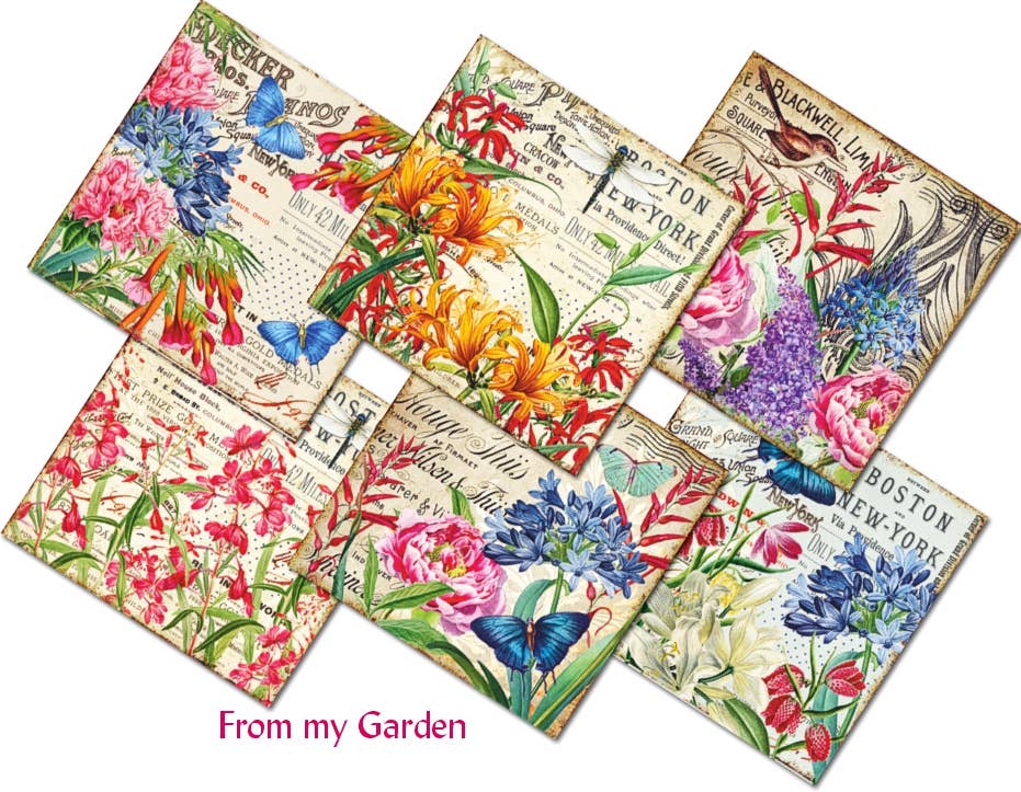 From My Garden - 8'X 8' DECORER Scrapbook Paper