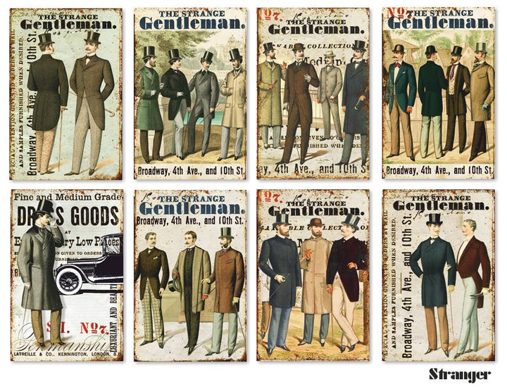 Stranger - MINI, 7cm x 10,8 cm , DECORER Scrapbook Paper