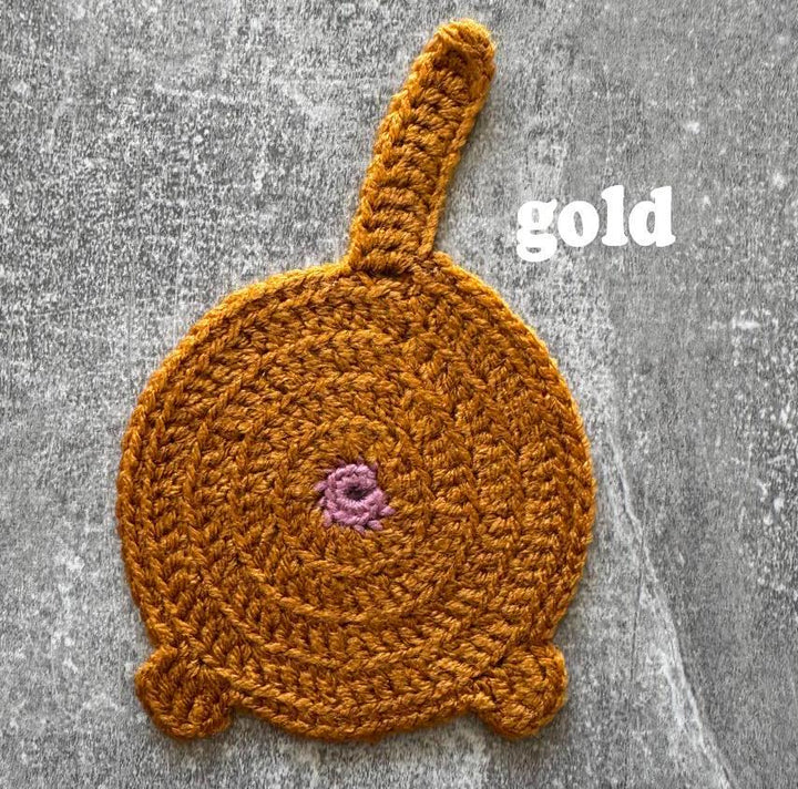 Cat Butt Coasters, Crochet Cat, Handmade Gift for Cat Lovers, Cat or Decoration, Crochet Cat Butt Coaster