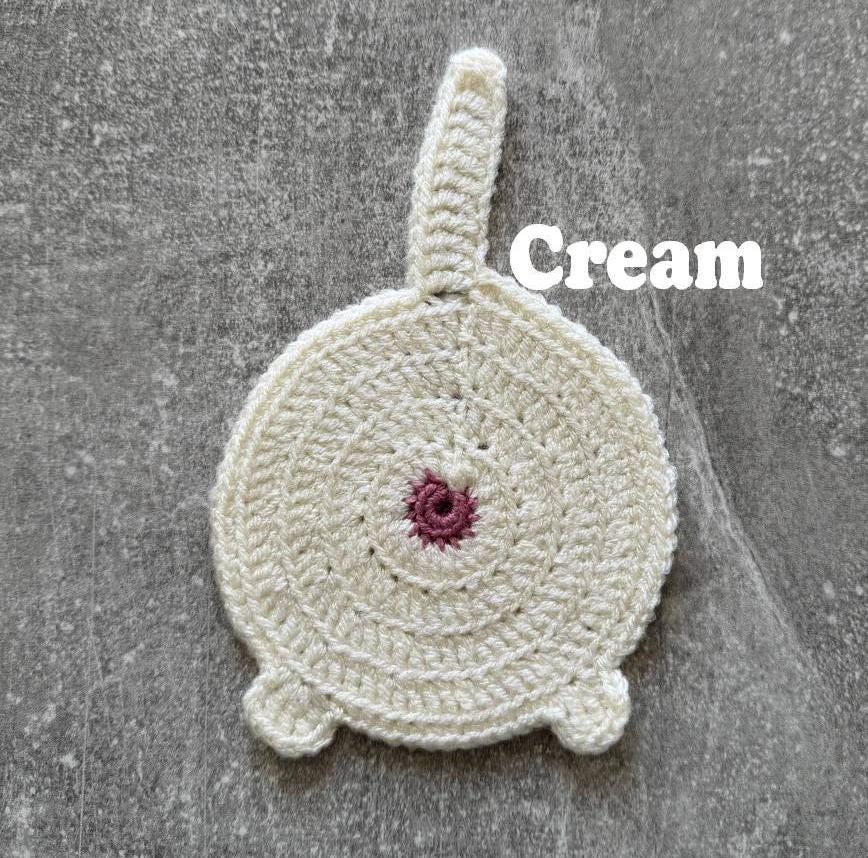 Cat Butt Coasters, Crochet Cat, Handmade Gift for Cat Lovers, Cat or Decoration, Crochet Cat Butt Coaster