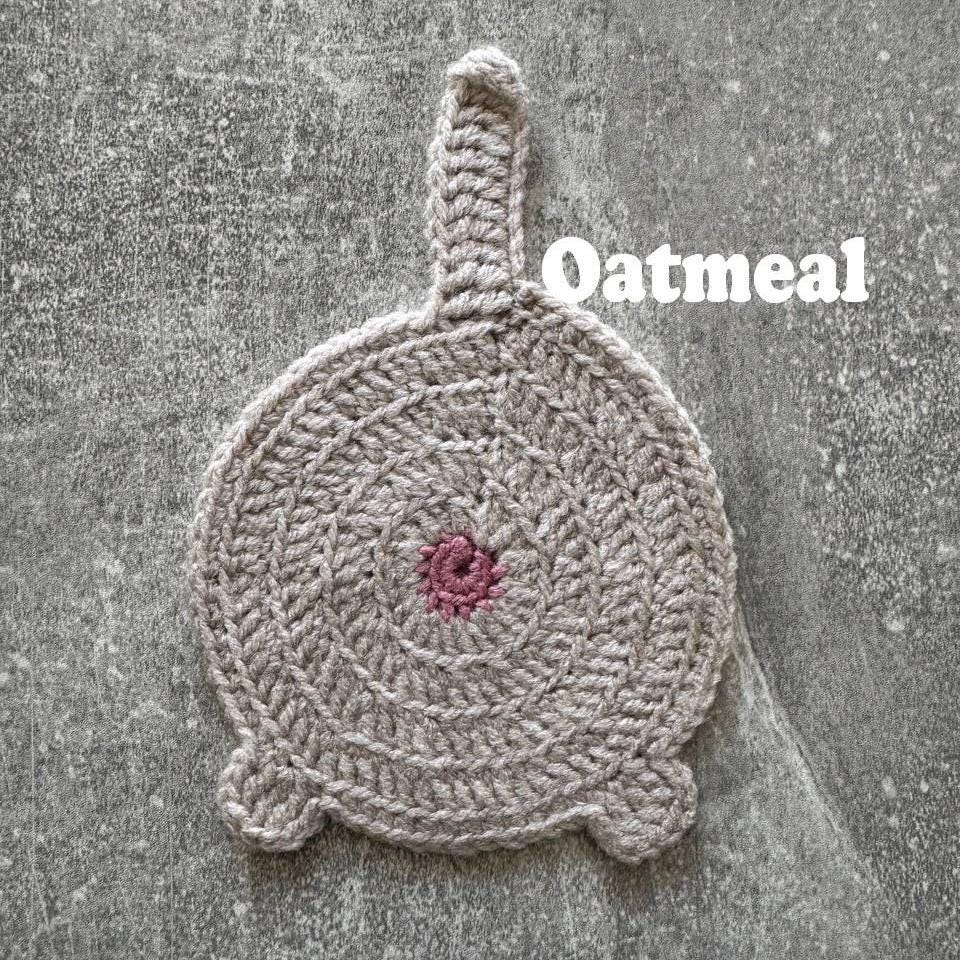 Cat Butt Coasters, Crochet Cat, Handmade Gift for Cat Lovers, Cat or Decoration, Crochet Cat Butt Coaster