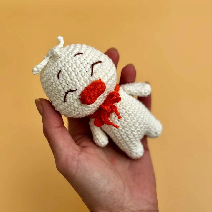 Knitty Critters - The Crochet Basket - Little Duckling Kit - Crochet Kits For Beginners - Adorable Amigurumi Patterns - 100% Cotton Yarn Kit