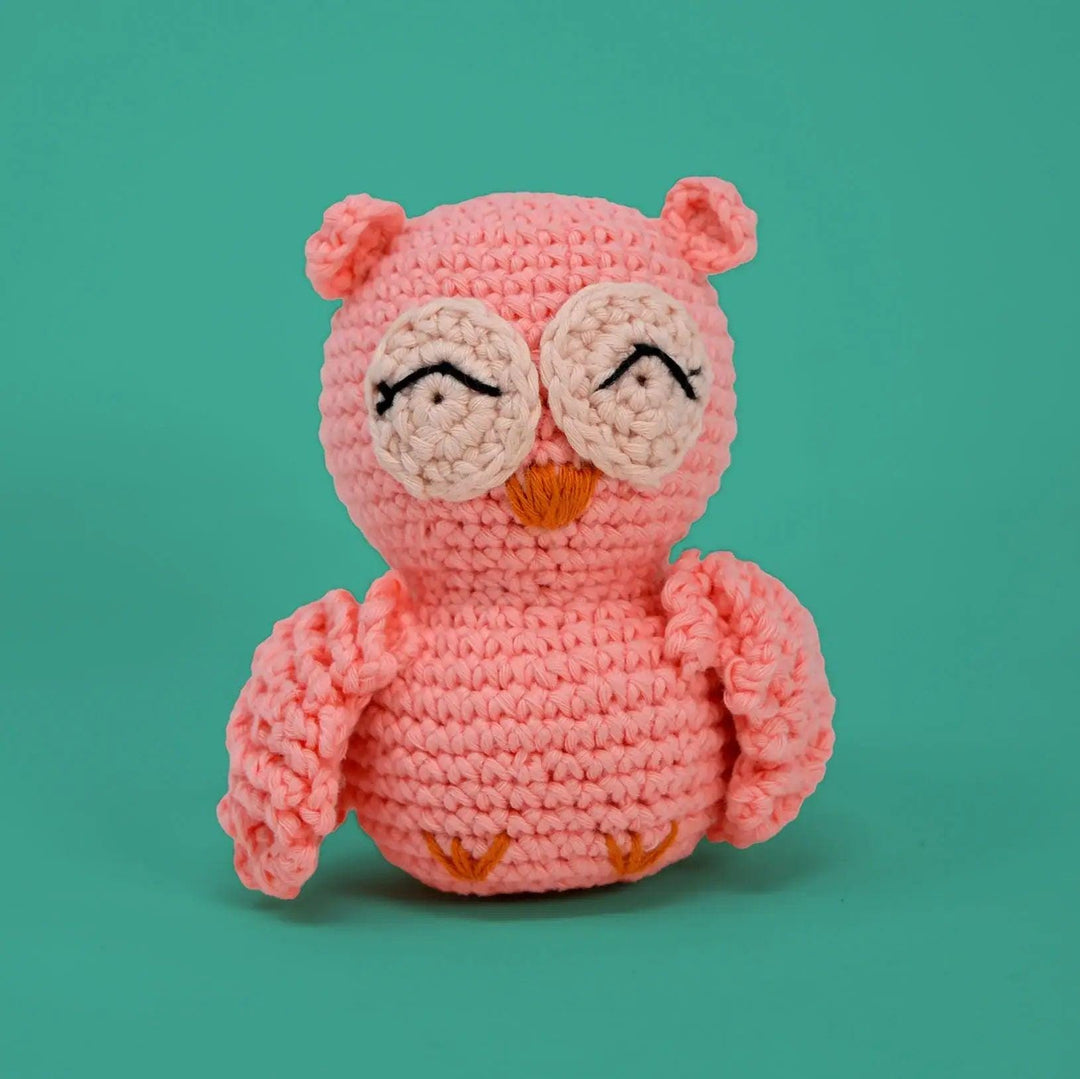 Knitty Critters - Pouch Pals - Oliver Owl, Kit