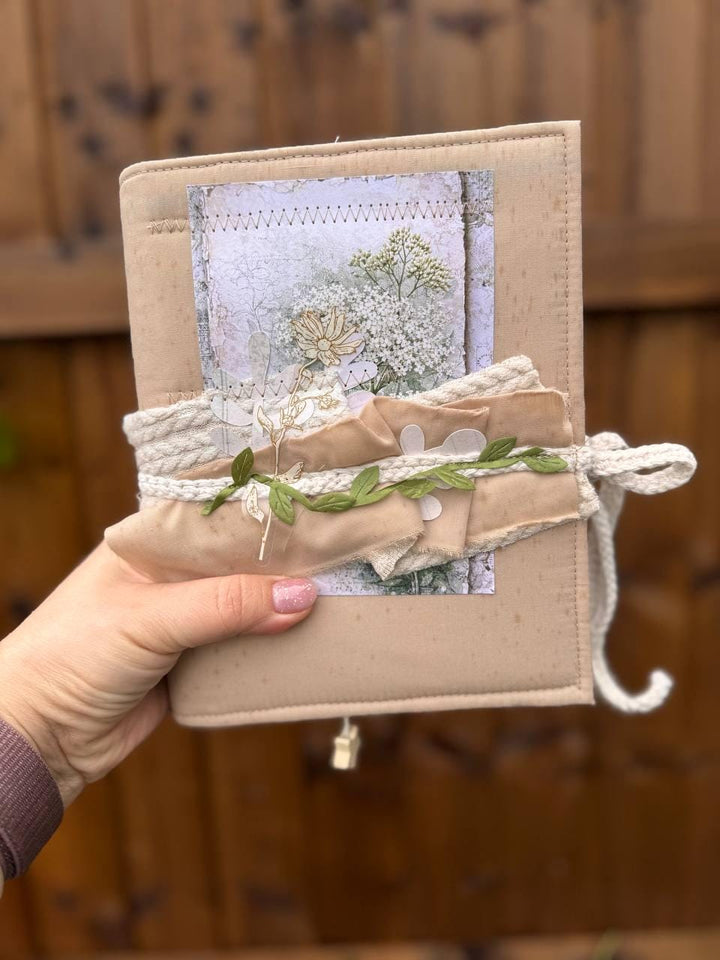 A5 Weekly Wellness Journal | Injection Tracker Notebook | Therapy & Weight Progress Log | Handmade Cottagecore Planner | Junk Journal