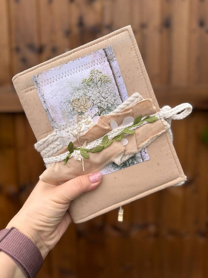 A5 Weekly Wellness Journal | Injection Tracker Notebook | Therapy & Weight Progress Log | Handmade Cottagecore Planner | Junk Journal