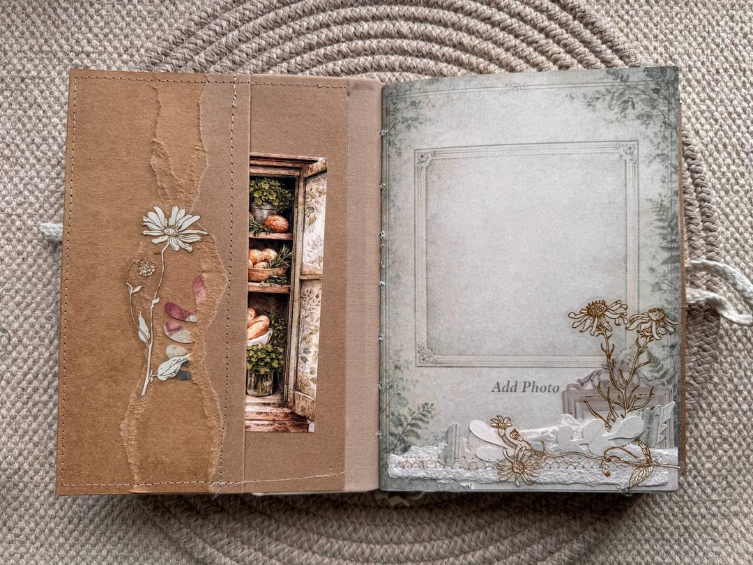 Injection Tracker Notebook |A5 Weekly Wellness Journal | Therapy & Weight Progress Log | Handmade Cottagecore Planner | Junk Journal