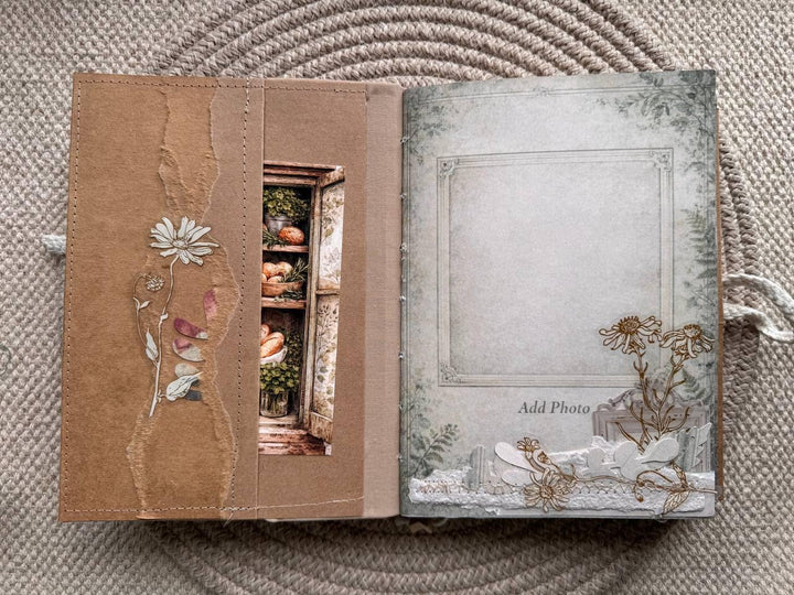 Injection Tracker Notebook |A5 Weekly Wellness Journal | Therapy & Weight Progress Log | Handmade Cottagecore Planner | Junk Journal