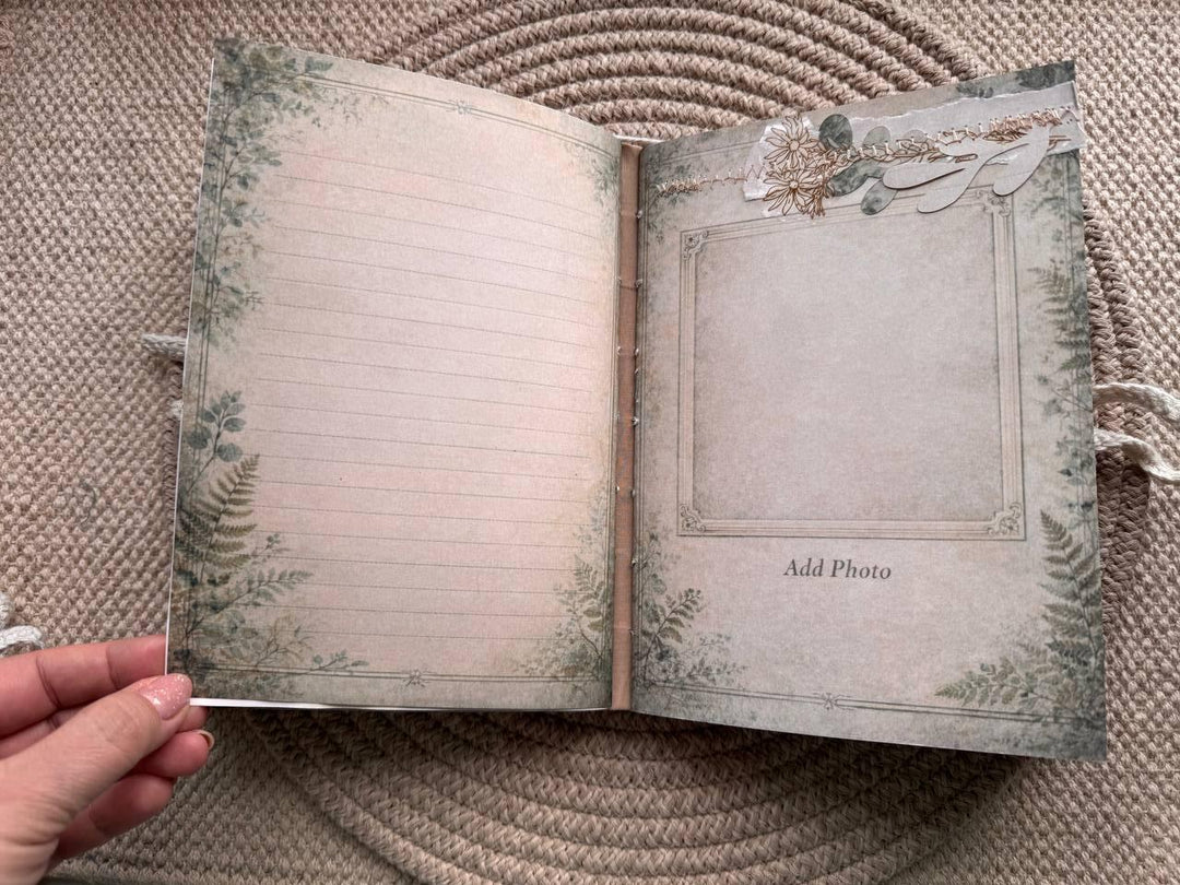 Injection Tracker Notebook |A5 Weekly Wellness Journal | Therapy & Weight Progress Log | Handmade Cottagecore Planner | Junk Journal