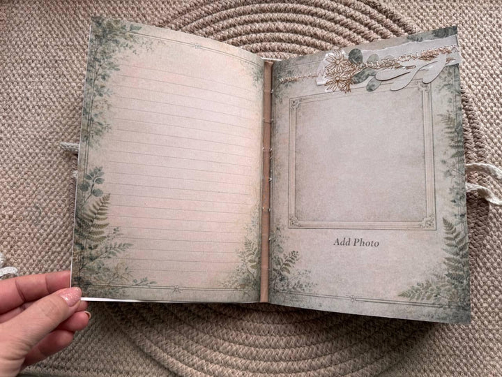 Injection Tracker Notebook |A5 Weekly Wellness Journal | Therapy & Weight Progress Log | Handmade Cottagecore Planner | Junk Journal