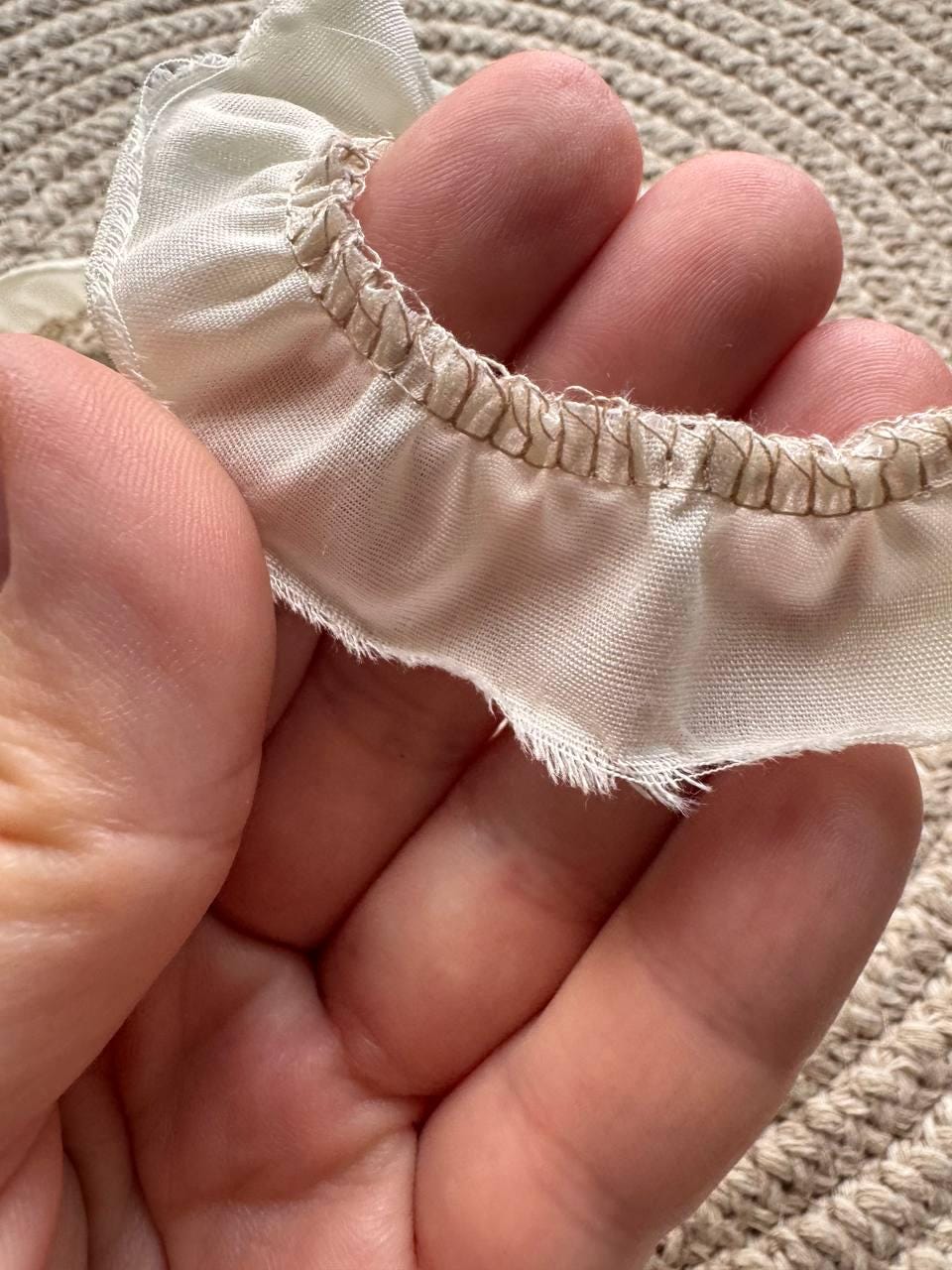 Handmade vintage-style fabric trim created especially for decorating your junk journals and creative projects, Journal Craft Supplies