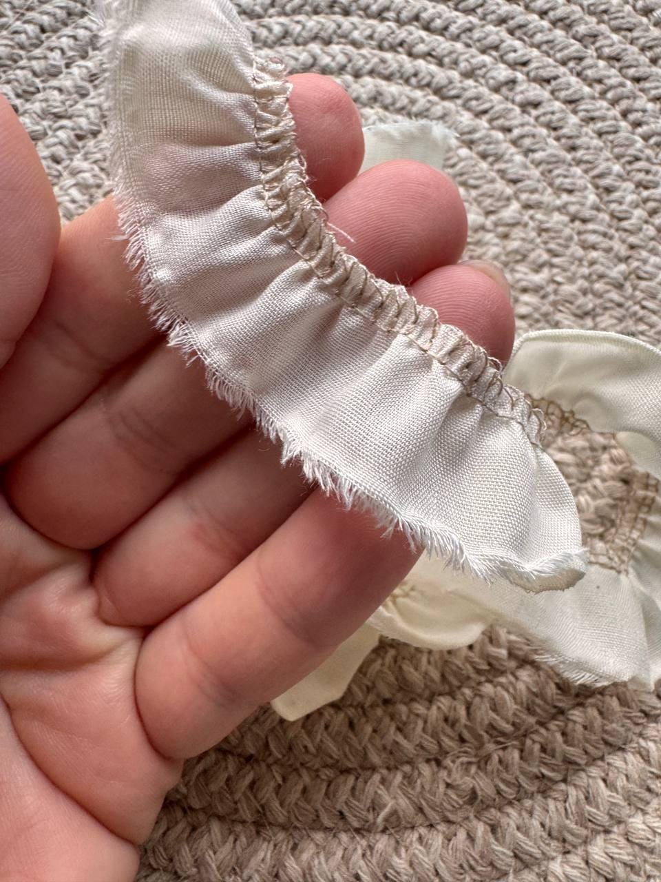 Handmade vintage-style fabric trim created especially for decorating your junk journals and creative projects, Journal Craft Supplies