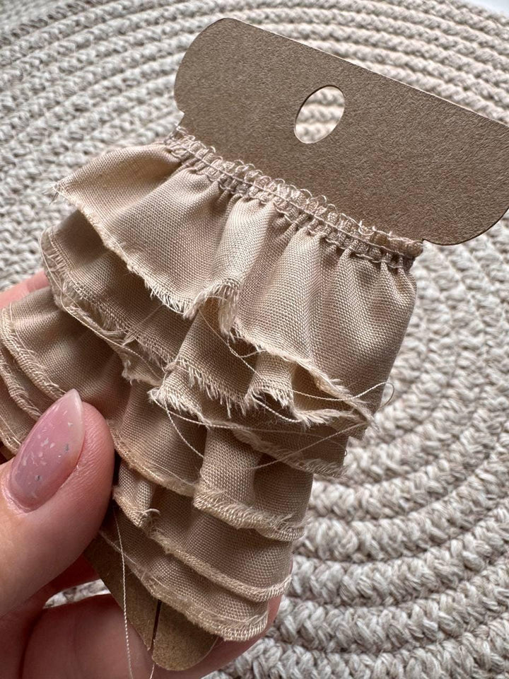 Handmade vintage-style fabric trim created especially for decorating your junk journals and creative projects, Journal Craft Supplies