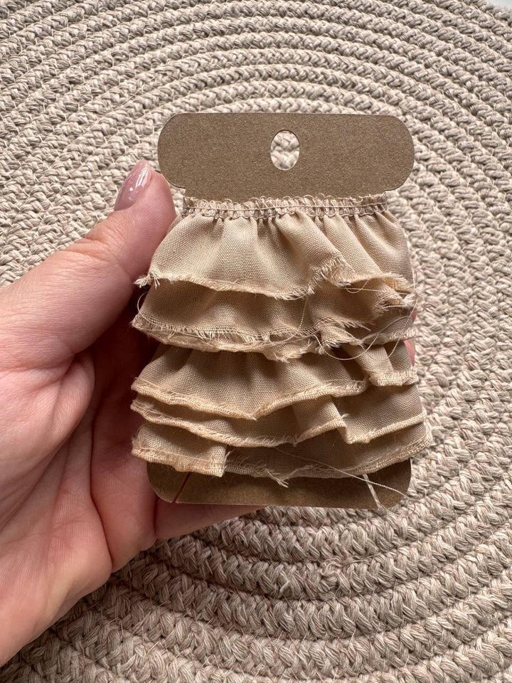 Handmade vintage-style fabric trim created especially for decorating your junk journals and creative projects, Journal Craft Supplies