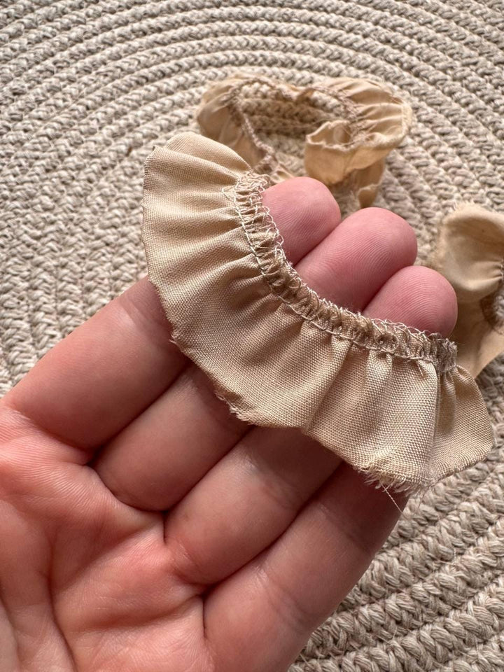 Handmade vintage-style fabric trim created especially for decorating your junk journals and creative projects, Journal Craft Supplies