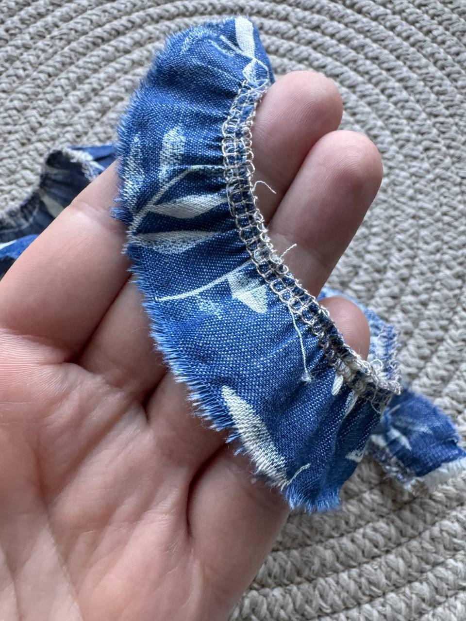 Handmade vintage-style fabric trim created especially for decorating your junk journals and creative projects, Journal Craft Supplies