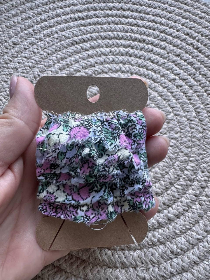Handmade vintage-style fabric trim created especially for decorating your junk journals and creative projects, Journal Craft Supplies