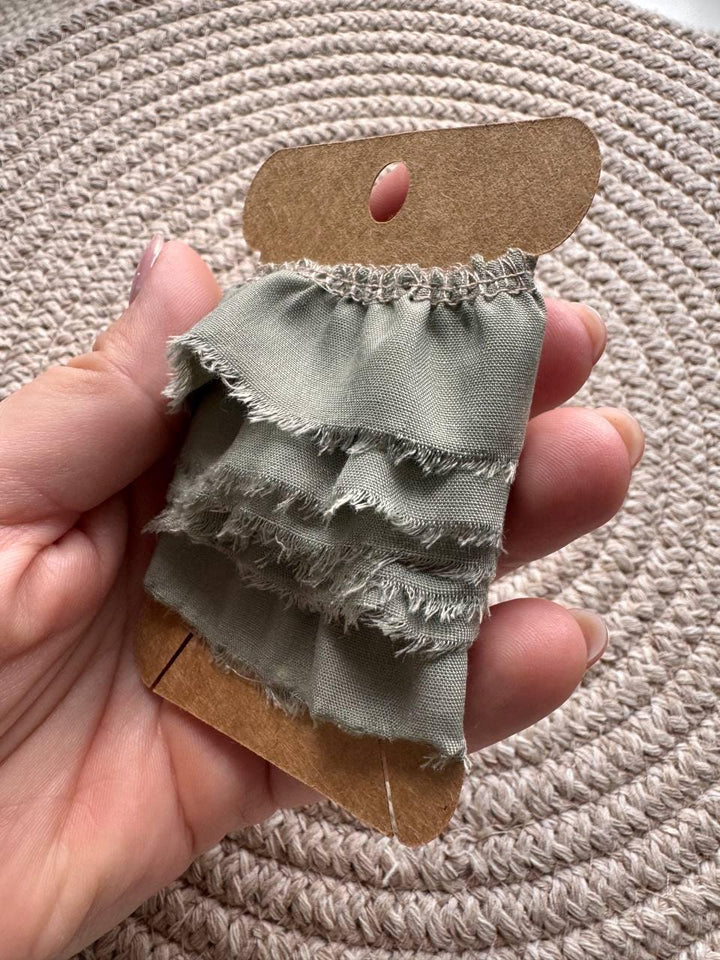 Handmade vintage-style fabric trim created especially for decorating your junk journals and creative projects, Journal Craft Supplies