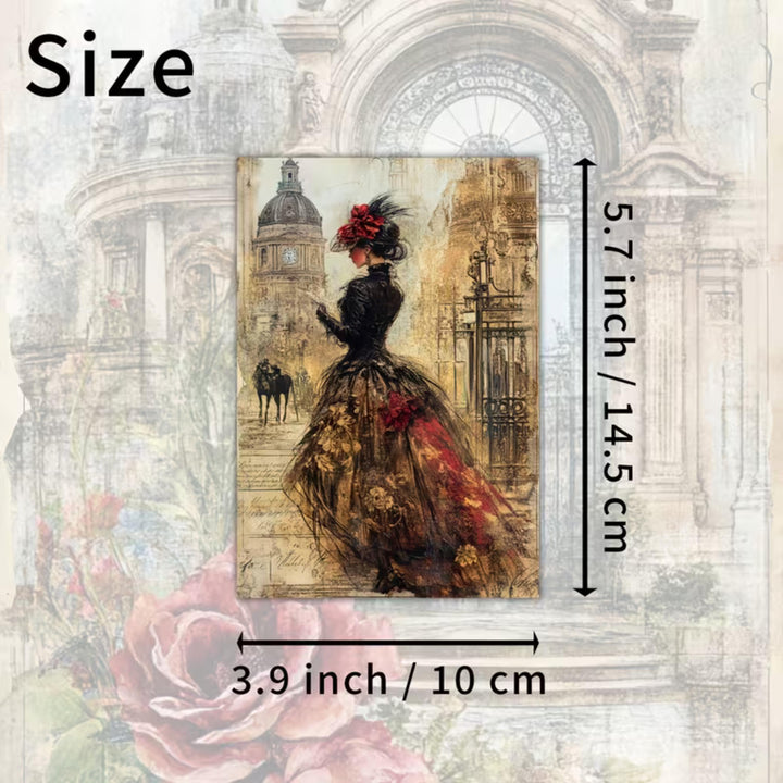 20 Vintage London Ephemera Cards 4x6 | Victorian London Junk Journal Cards, Big Ben Scrapbook Paper, London Collage Cards