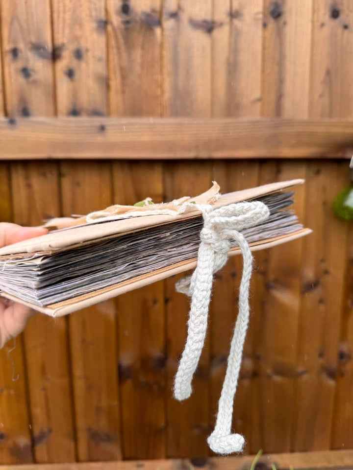 A5 Weekly Wellness Journal | Injection Tracker Notebook | Therapy & Weight Progress Log | Handmade Cottagecore Planner | Junk Journal