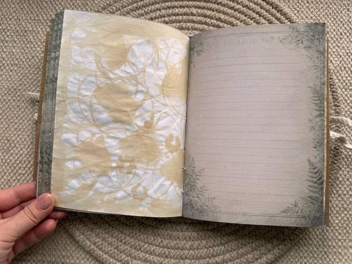 Injection Tracker Notebook |A5 Weekly Wellness Journal | Therapy & Weight Progress Log | Handmade Cottagecore Planner | Junk Journal