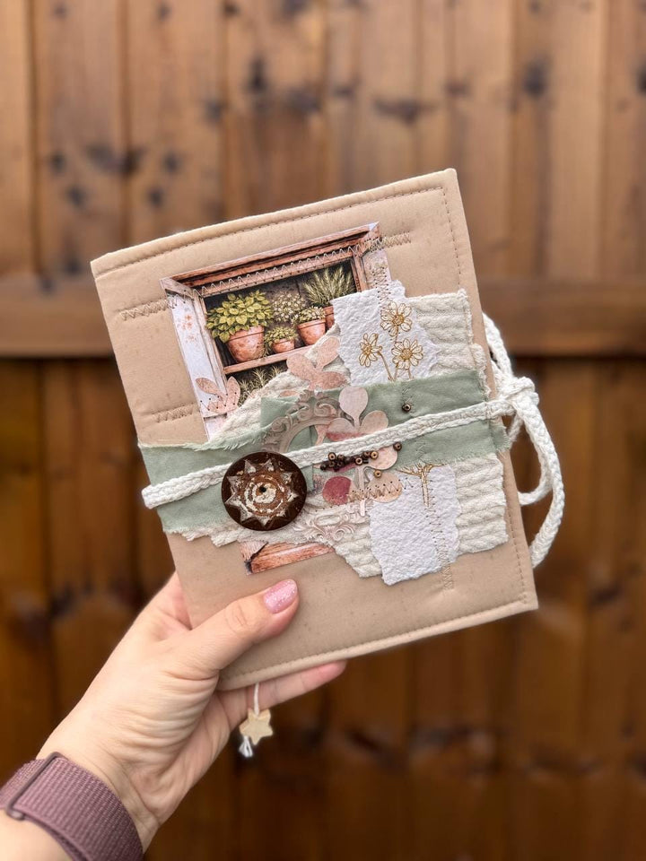 Injection Tracker Notebook |A5 Weekly Wellness Journal | Therapy & Weight Progress Log | Handmade Cottagecore Planner | Junk Journal