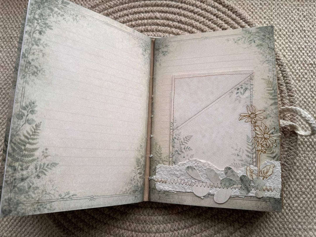 Injection Tracker Notebook |A5 Weekly Wellness Journal | Therapy & Weight Progress Log | Handmade Cottagecore Planner | Junk Journal