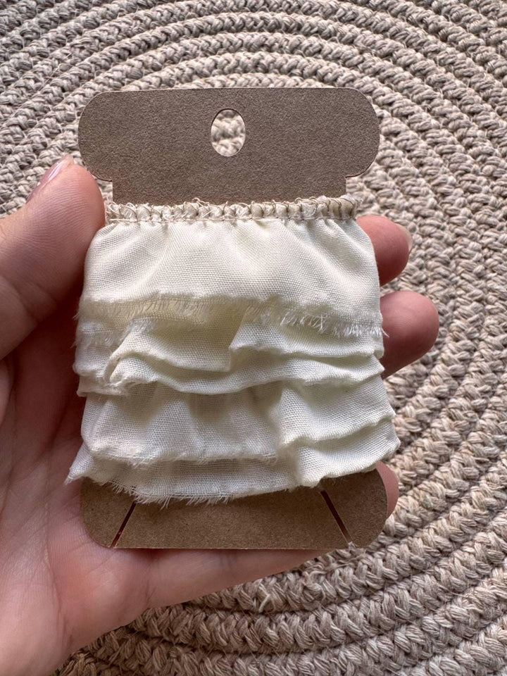 Handmade vintage-style fabric trim created especially for decorating your junk journals and creative projects, Journal Craft Supplies