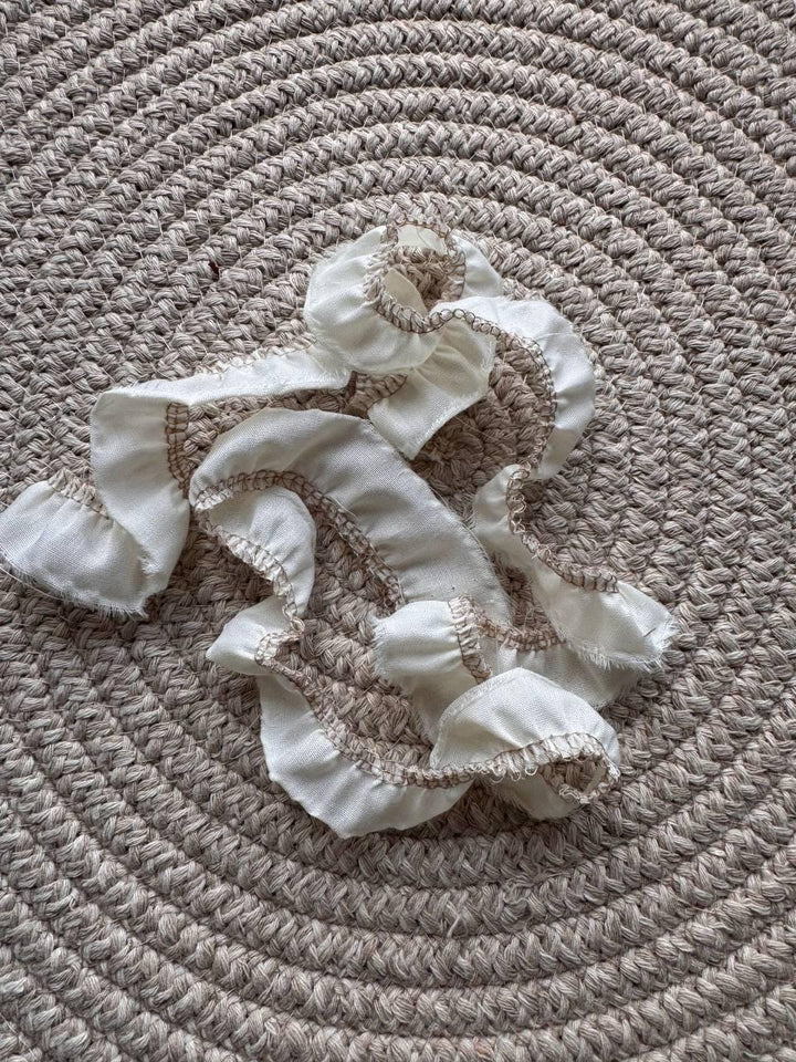 Handmade vintage-style fabric trim created especially for decorating your junk journals and creative projects, Journal Craft Supplies