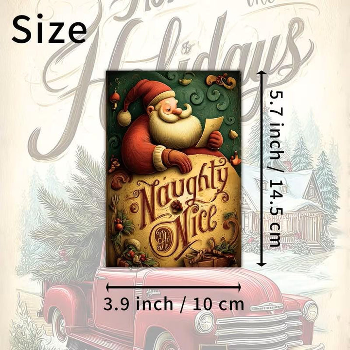 Set of 20 Vintage Christmas Journal Cards, Retro Holiday Ephemera Set, Christmas Scrapbook, Junk Journal Paper Pack,Cottagecore Xmas Collage