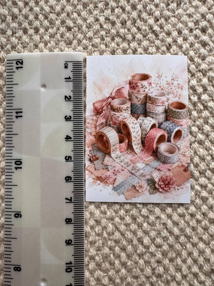 Vintage Junk Journal Stickers Set of 16, Scrapbooking Stickers, Journal Ephemera, Cottagecore Craft Stickers, Handmade UK
