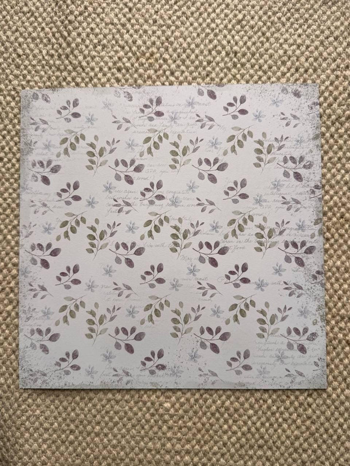 Shabby Love Scrapbook Paper Pad 8x8, Fabrika Decoru Double Sided Cardstock, Floral Paper, Junk Journal Supplies