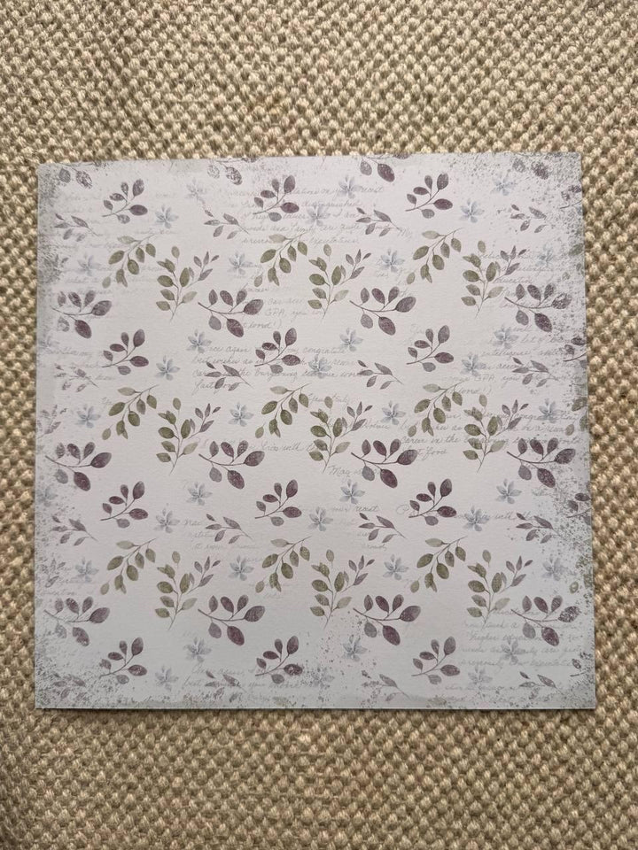 Shabby Love Scrapbook Paper Pad 8x8, Fabrika Decoru Double Sided Cardstock, Floral Paper, Junk Journal Supplies