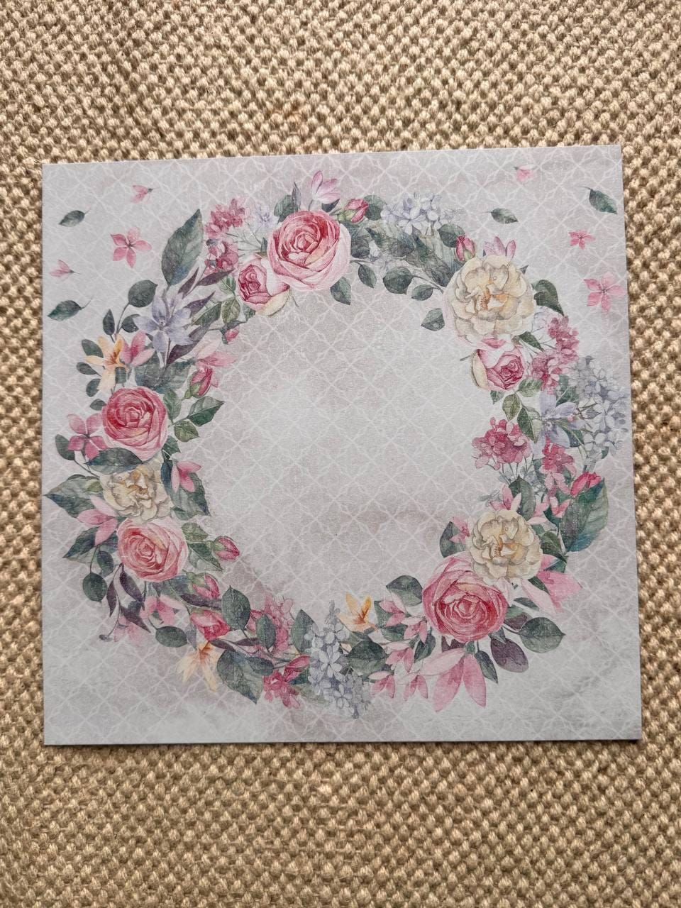 Shabby Love Scrapbook Paper Pad 8x8, Fabrika Decoru Double Sided Cardstock, Floral Paper, Junk Journal Supplies