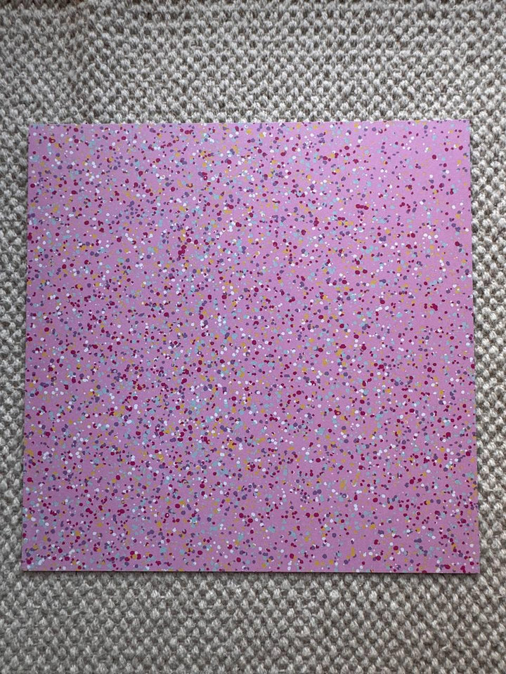 Party Girl Scrapbook Paper 8x8, Double Sided Birthday Party Paper, Girls Junk Journal Card Making Craft Supplies