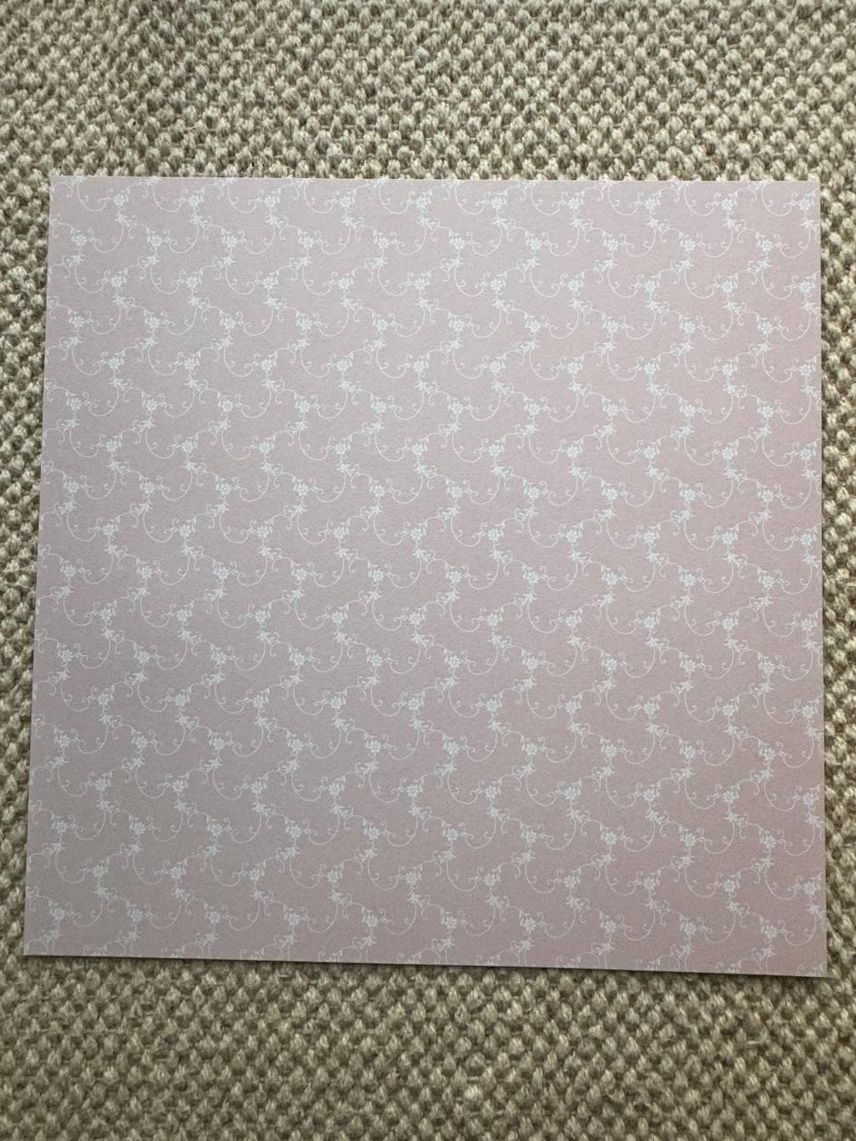 Nostalgia Scrapbook Paper 12x12, Double Sided Vintage Floral Paper, Shabby Chic Junk Journal Craft Supplies