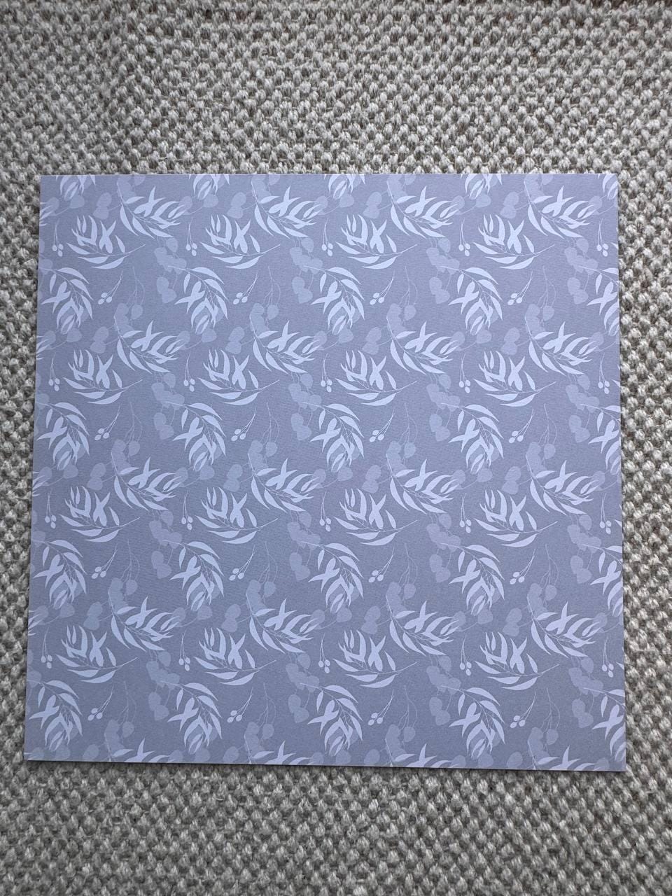 Tender Orchid Scrapbook Paper Pad 8x8, Double-Sided Floral Paper, Botanical Paper for Junk Journal Crafts