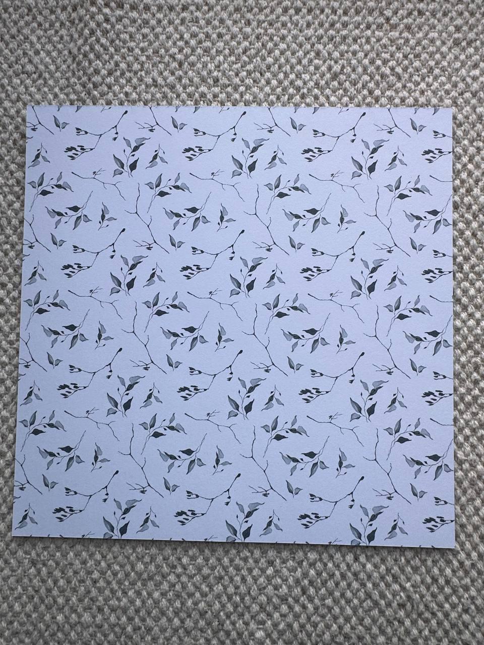 Winter Melody Scrapbook Paper 8x8, Double-Sided Winter Paper, Christmas Junk Journal & Card Making Supplies