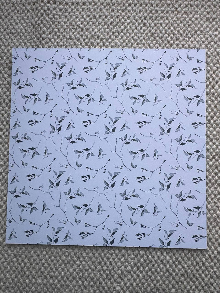 Winter Melody Scrapbook Paper 8x8, Double-Sided Winter Paper, Christmas Junk Journal & Card Making Supplies