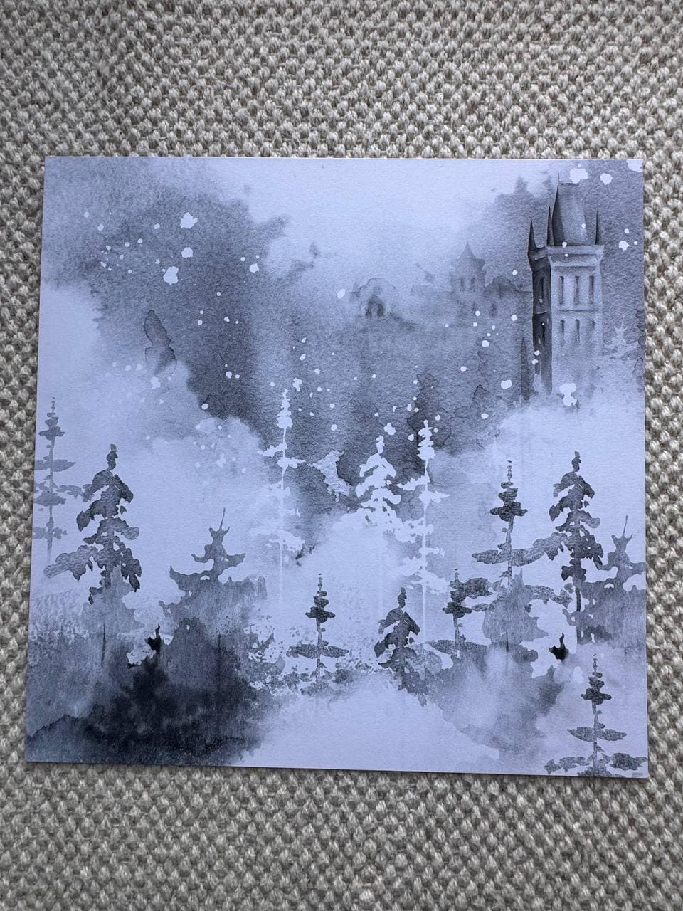 Winter Melody Scrapbook Paper 8x8, Double-Sided Winter Paper, Christmas Junk Journal & Card Making Supplies