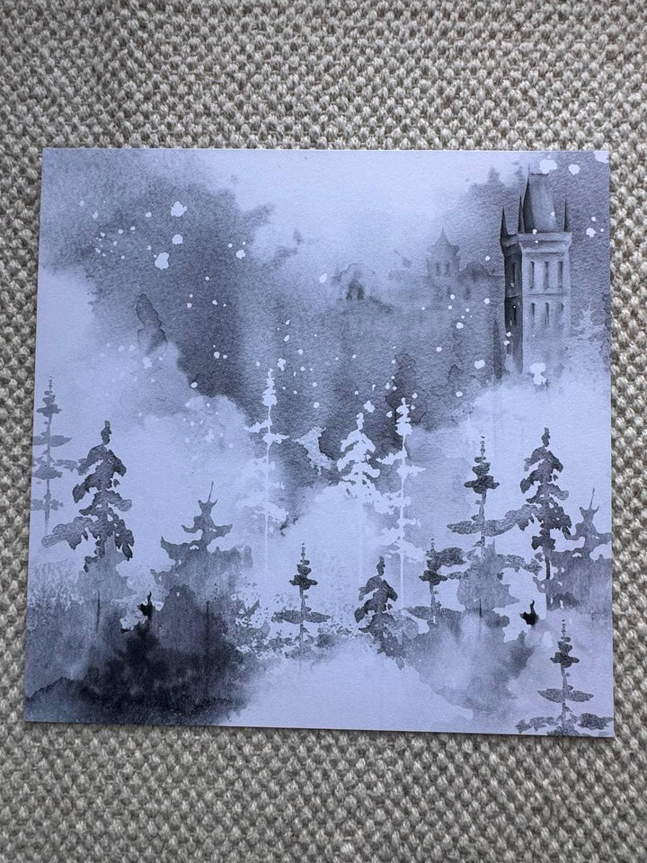 Winter Melody Scrapbook Paper 8x8, Double-Sided Winter Paper, Christmas Junk Journal & Card Making Supplies